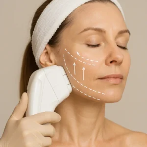 Woman having HI-FU to reduce wrinkles call LA LIPO Bedford Park Now!
