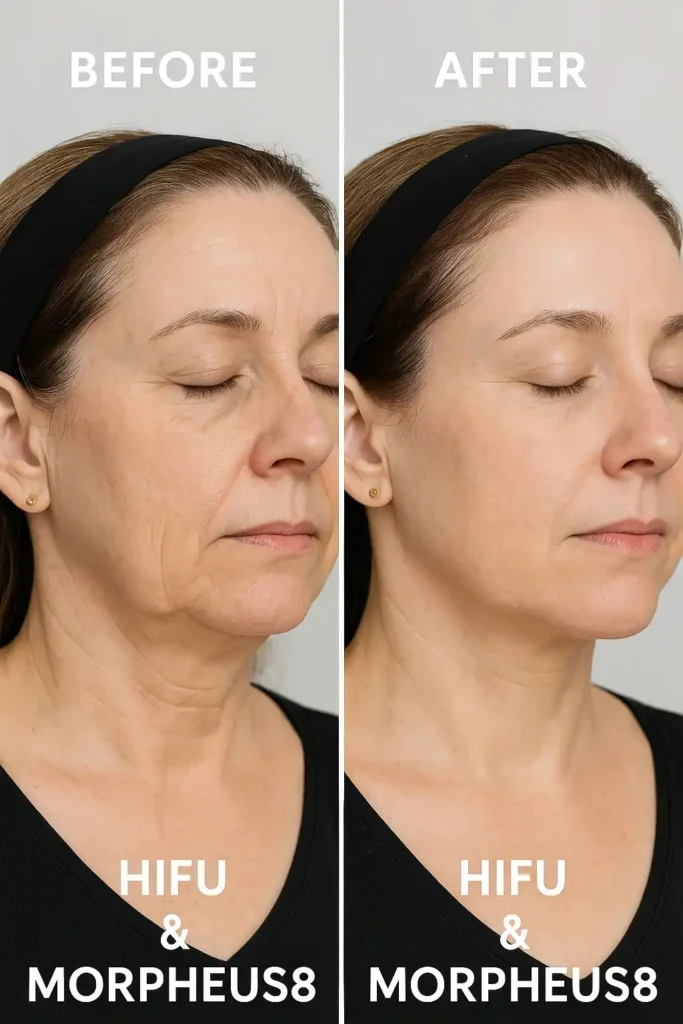 HIFU & Morpheus8 treatment results Bedford Park - book in today!