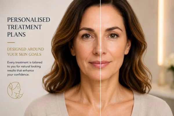 Before and after results of Collagen Lift Therapy Bedford Park